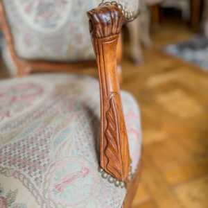 Fauteuil Lyonnais d'époque Louis XV