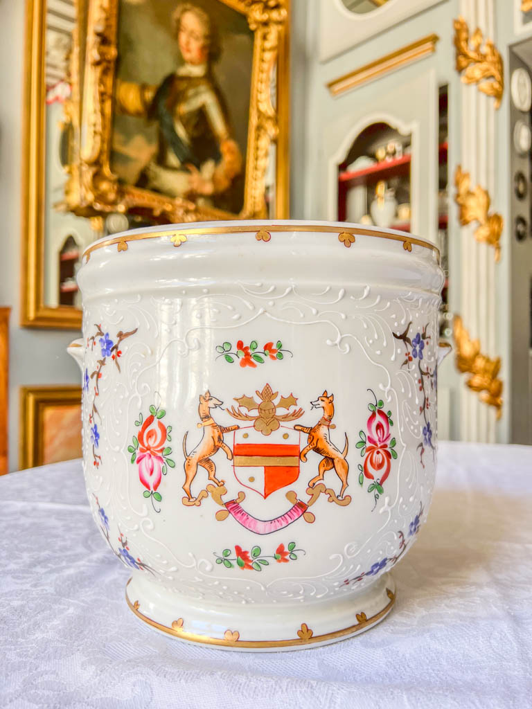 Rafraîchissoir en porcelaine de la Maison Samson